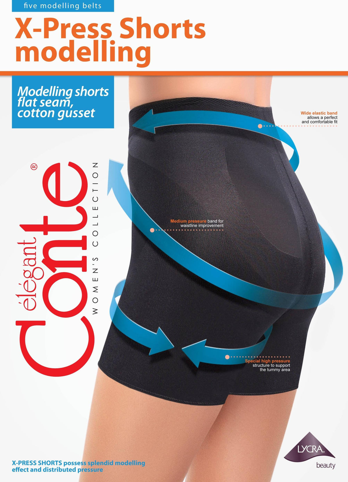 Control Top Shapewear Shorts – Conte X-Press