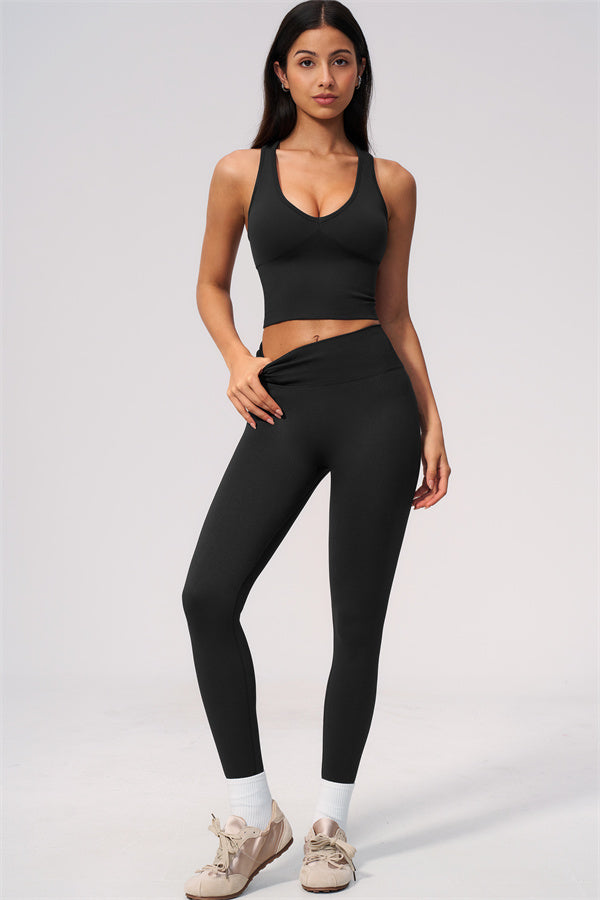 The Allure Crop Top Leggings 2-Piece Set
