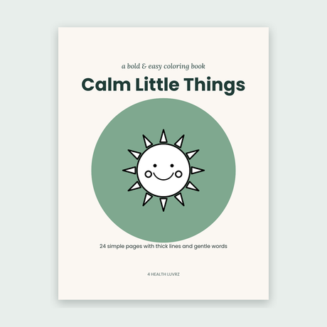 Calm Little Things – Bold & Easy Coloring Book (Printable)
