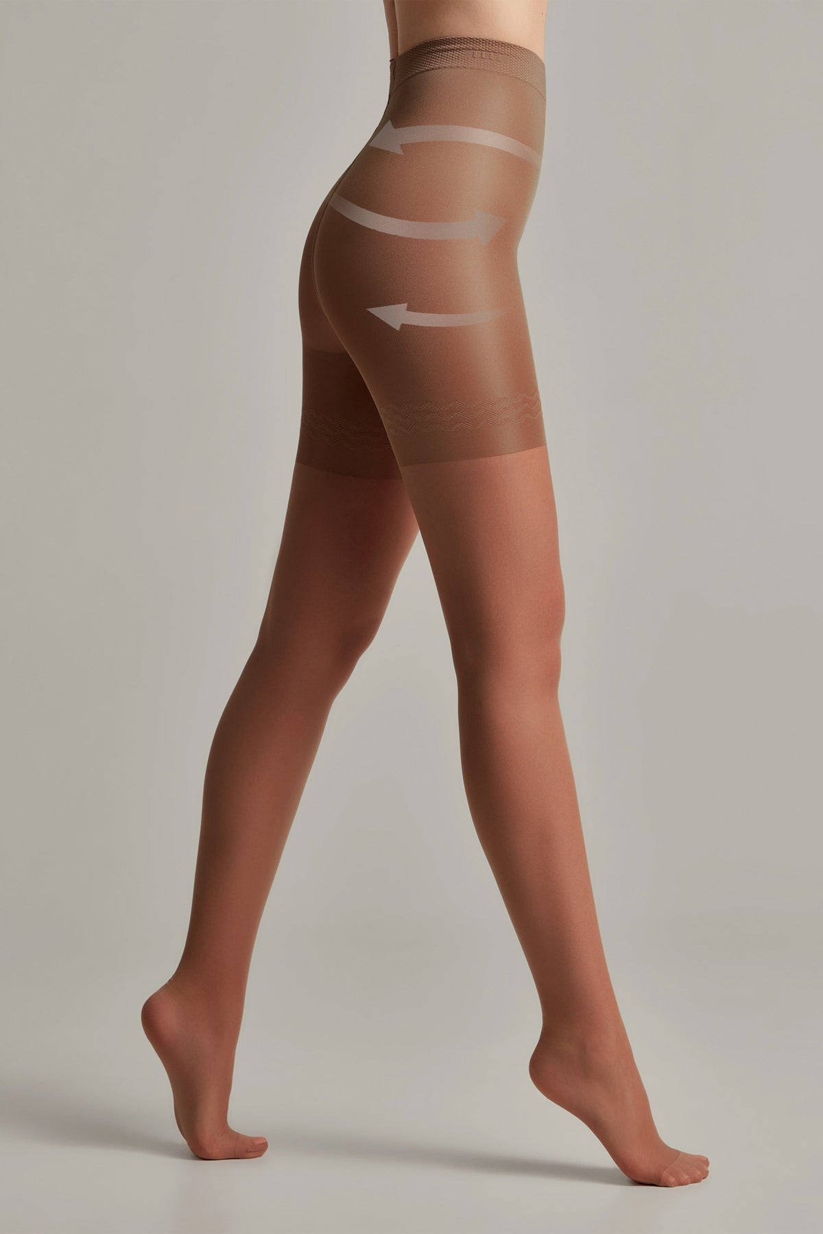 Control Top Tights 40 Den – Smoothing Shaper Tights